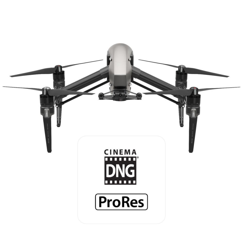 DJI Inspire 2 with CinemaDNG and Apple ProRes Licenses